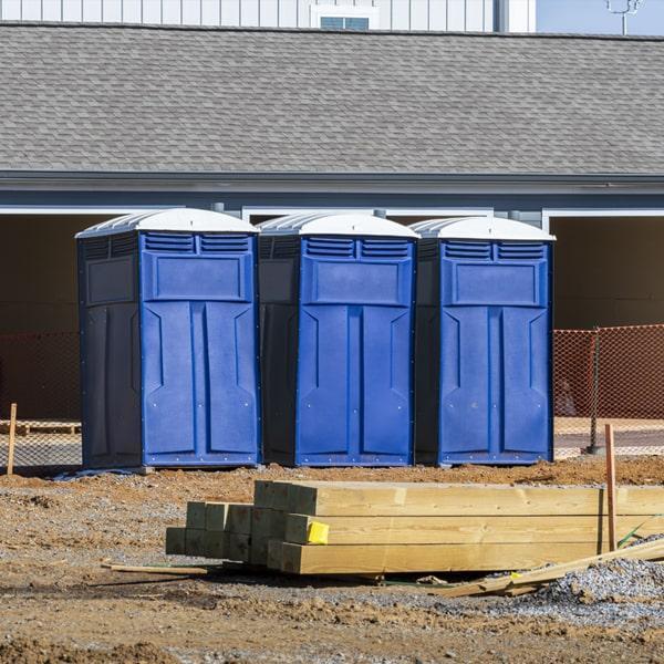 Heavy-duty construction site porta potty in Allentown, Pennsylvania